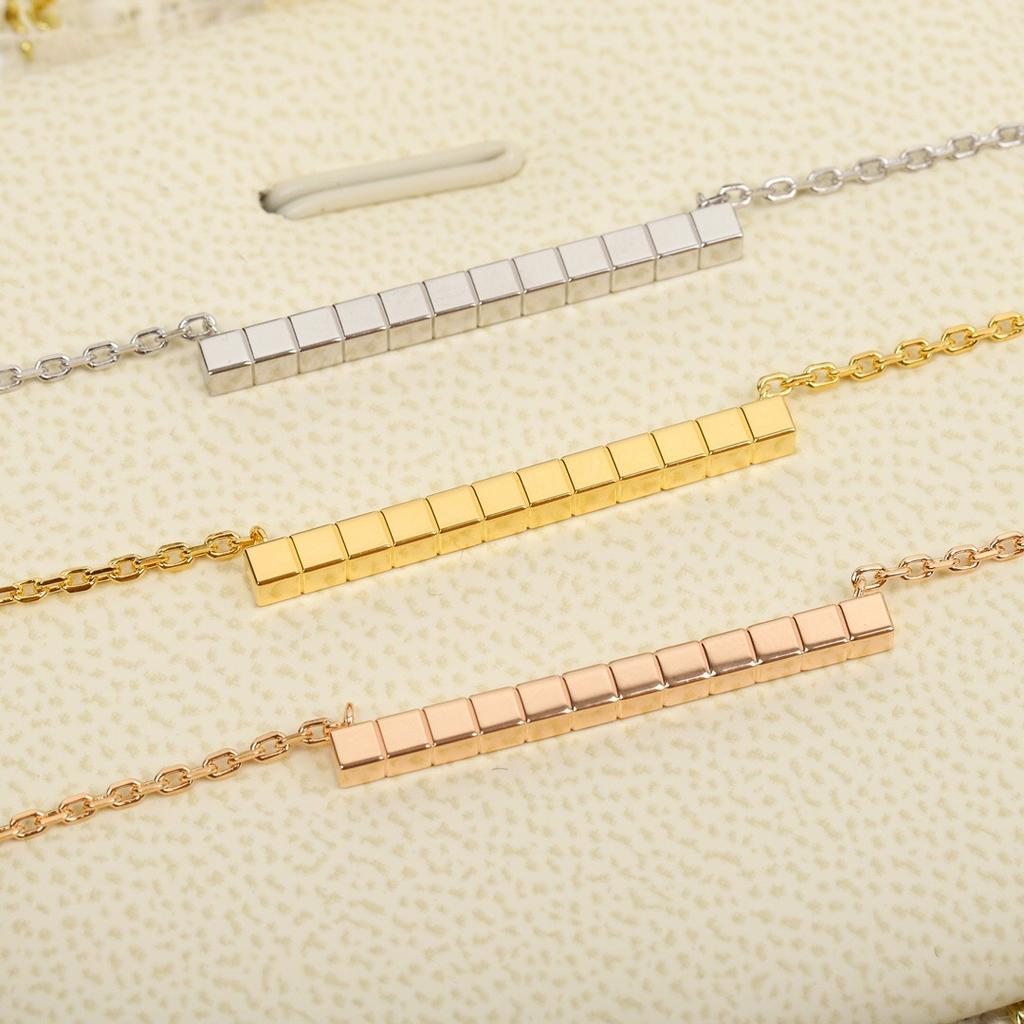 New Trend Of The High Quality Known Good Brand Jewelry Women Zircon Luxury Gold Color Pendants Sugar-crystal Charms Necklace