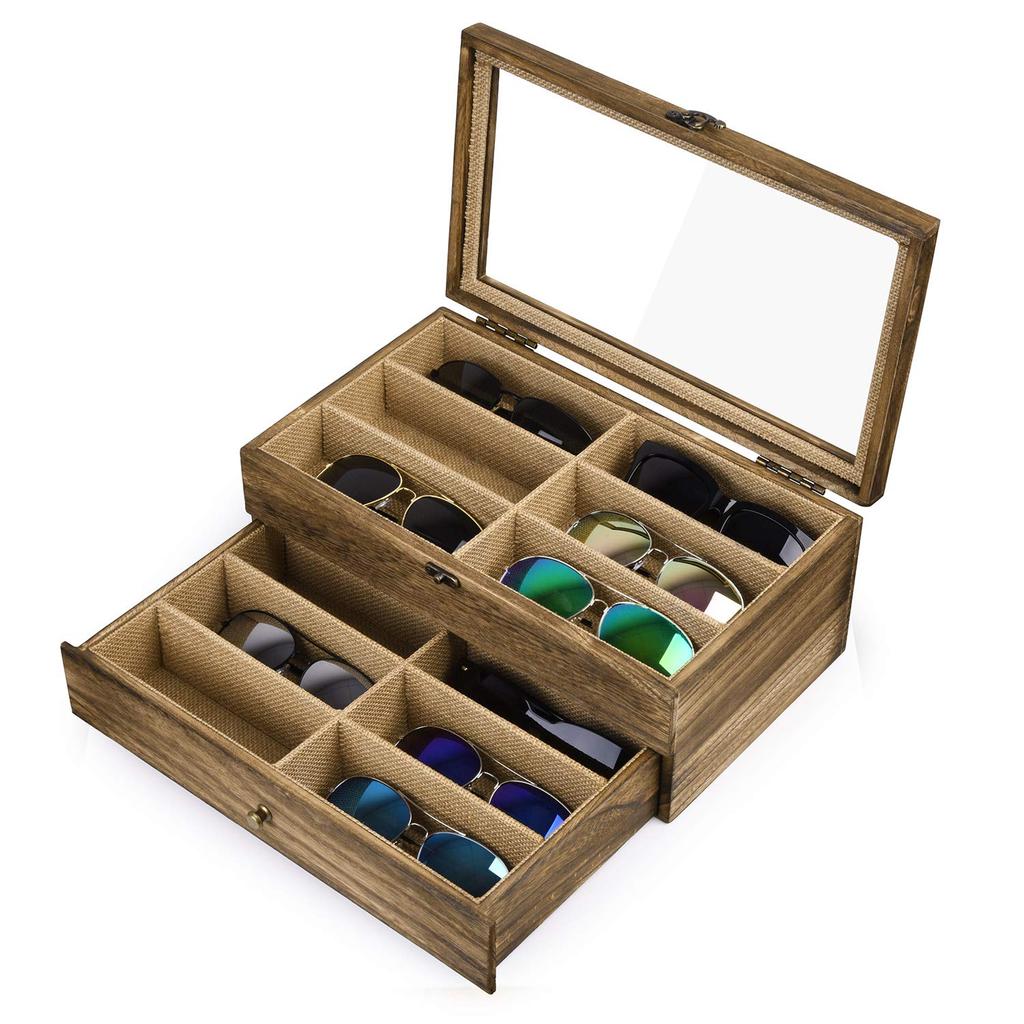 SRIWATANA Sunglasses Storage Glasses Storage Collection Jewelry 2 12 Small Accessory Glasses Case Case, Box, Case, Storage, Tier, Pieces, Storage,