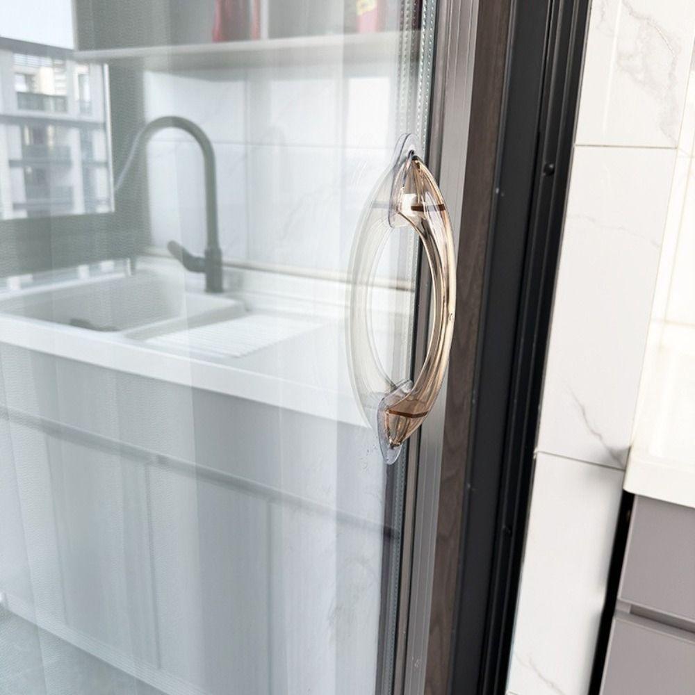 Self-adhesive Door Handle Non-slip Door Pull Modern No-punching  Door Handle  Glass Door