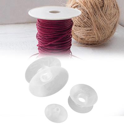 3x Bobbin Spools Thread Bobbins Accessories Empty Spools Sewing Bobbins Sewing Tool for Wire Adults Ribbon Cords Beginners