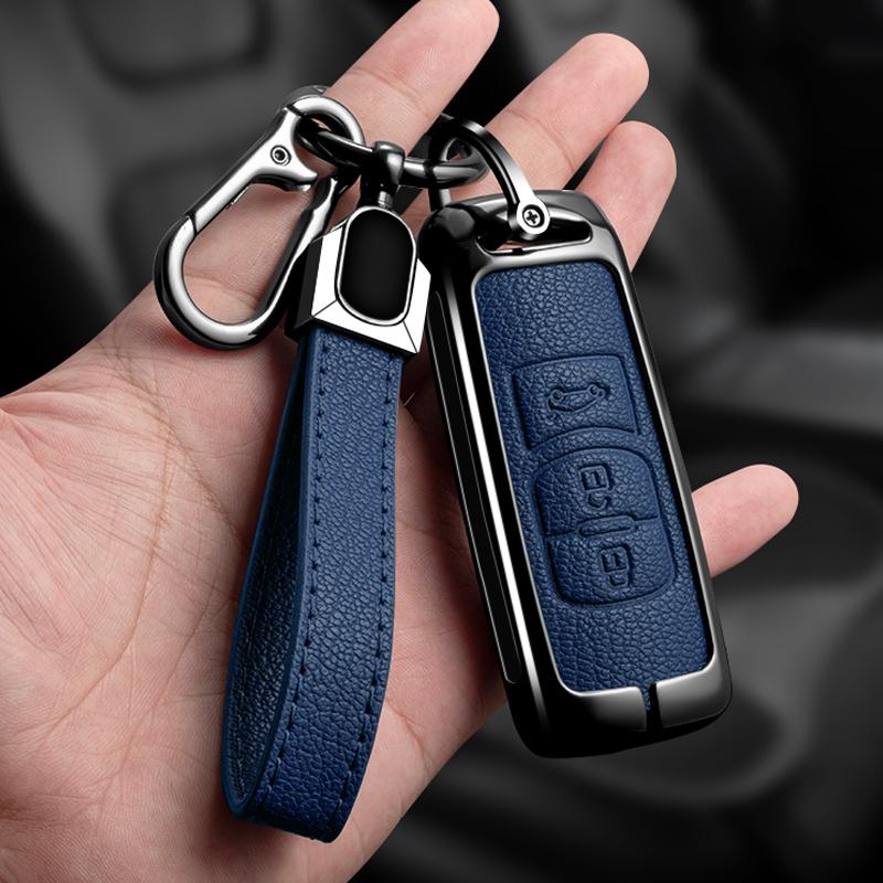 Alloy Auto Smart Key Fob Cover Case Housing Remote Fit For Mazda 2 3 6 Atenza Axela Demio Cx-5 Cx5 Cx-3 Cx3 Cx7 Cx-7 Cx-9 Cx9 Mx5 Accessory