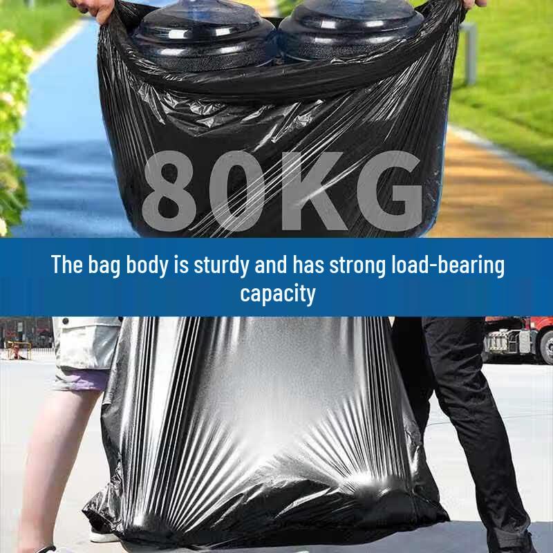 Heavy-Duty Black Trash Bags for Property & Commercial Use