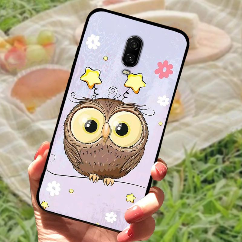 For Oneplus 6T Case Silicone Soft TPU Phone Cover For One Plus 6 6T Case Bumper For Oneplus 6 6 T Capa Mabrle Fashion Coques