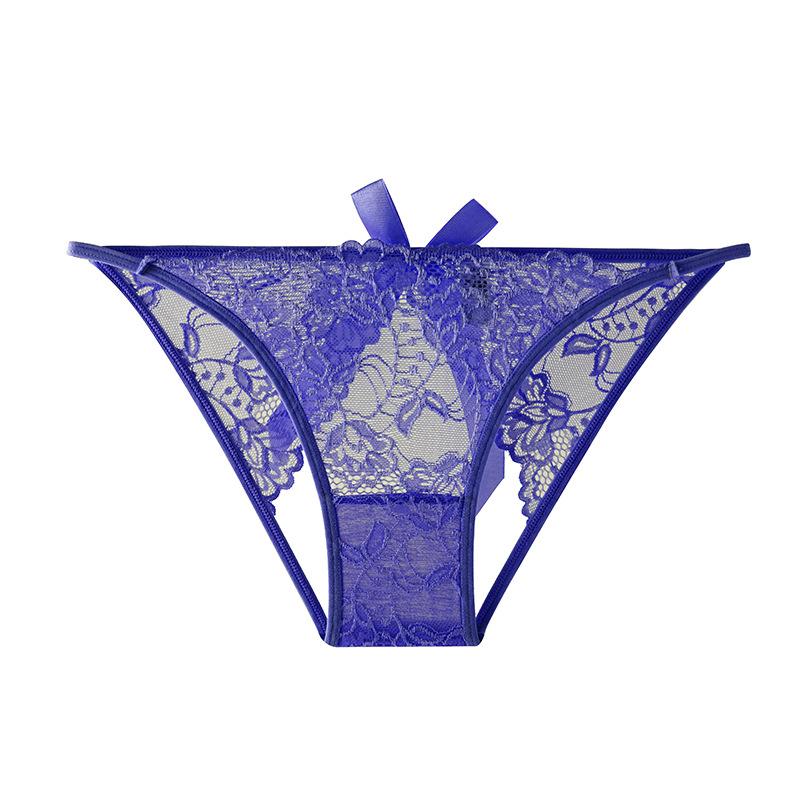 Ladies Spring and Summer Sexy Lace Sweet Butterfly Embroidery Panties