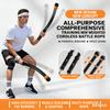 New Cordless Spring Battle Rope for Indoor Outdoor Fitness Training, Arm Muscle Exercise