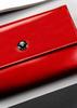 Women's Leather Wallet PTN D19-NGV-7612 Red