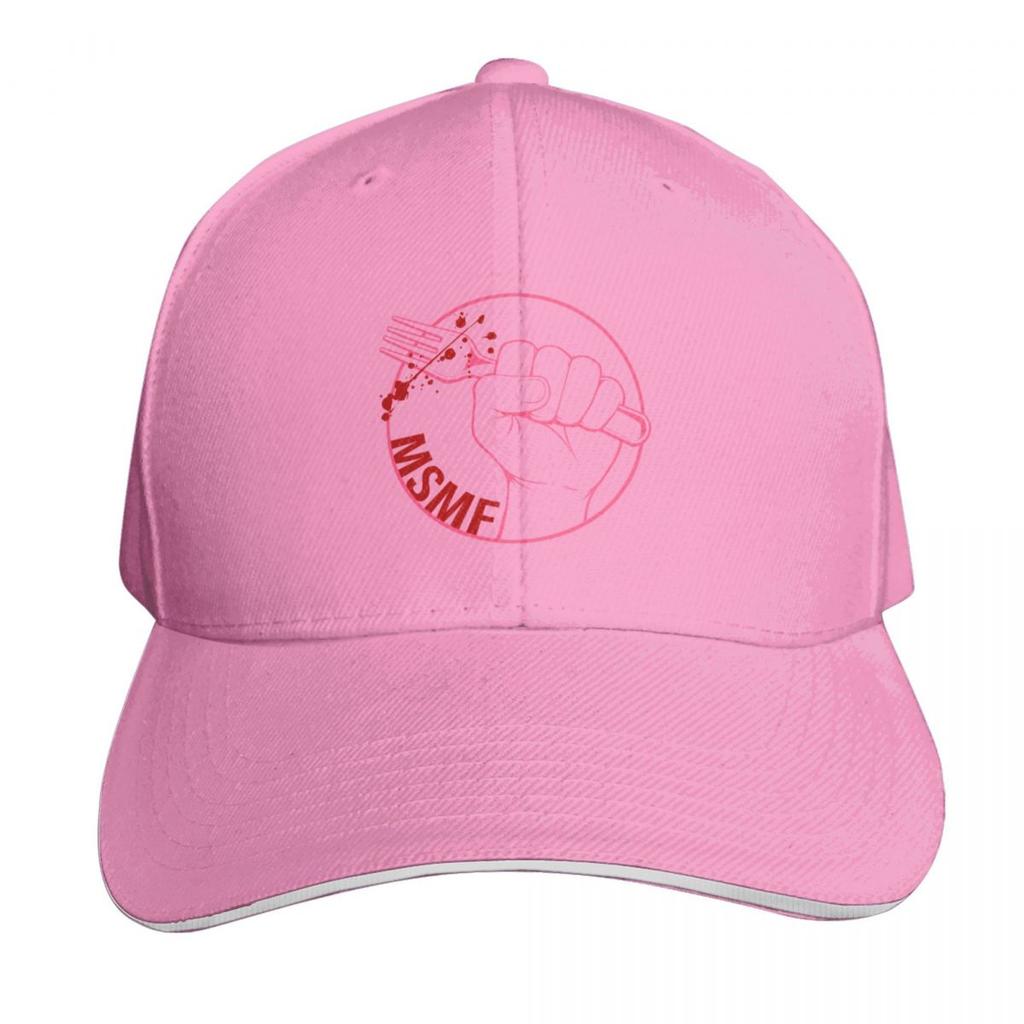 MSMF Circle w Words Baseball Cap Summer Beach Travel Streetwear Hip Hop Trendy Vintage Retro Embroidered