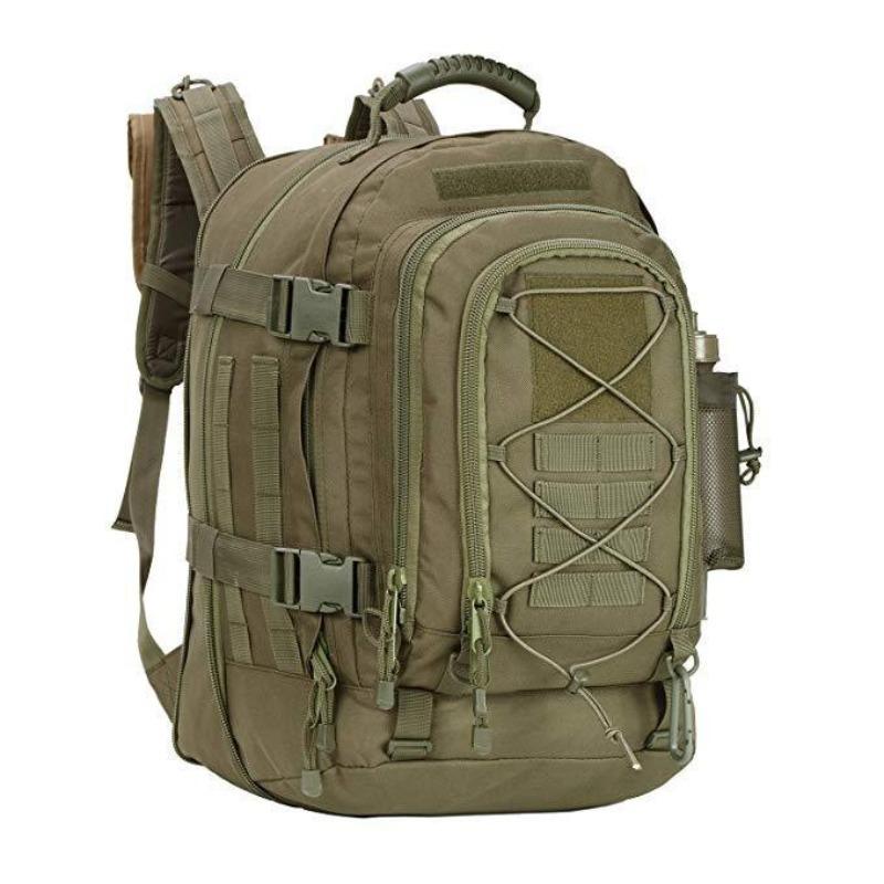 

Camouflage Tactical Backpack Waterproof Large Capacity Outdoor Hiking Cycling Backpack 55L зелений