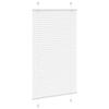 VidaXL Store plissé blanc 70x100 cm largeur du tissu 69,4 cm polyester, store plissé de fenêtre, store accordéon, store 4015477