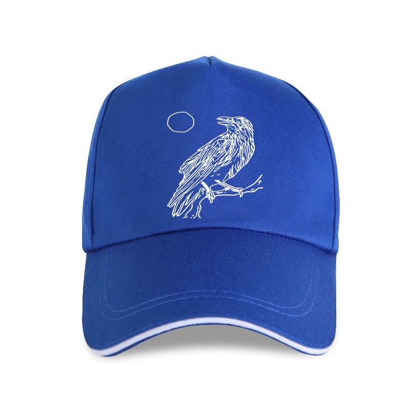 New Designing Vintage Gothic Crow Bird Baseball cap Natural Letters Novelty Adult Gents 2023