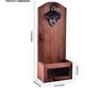 Dropshipping 2022 Hot Sale Wall Mounted Cast Iron & Wood Eco-Friendly ISO9001 Certified Beer Bottle Opener