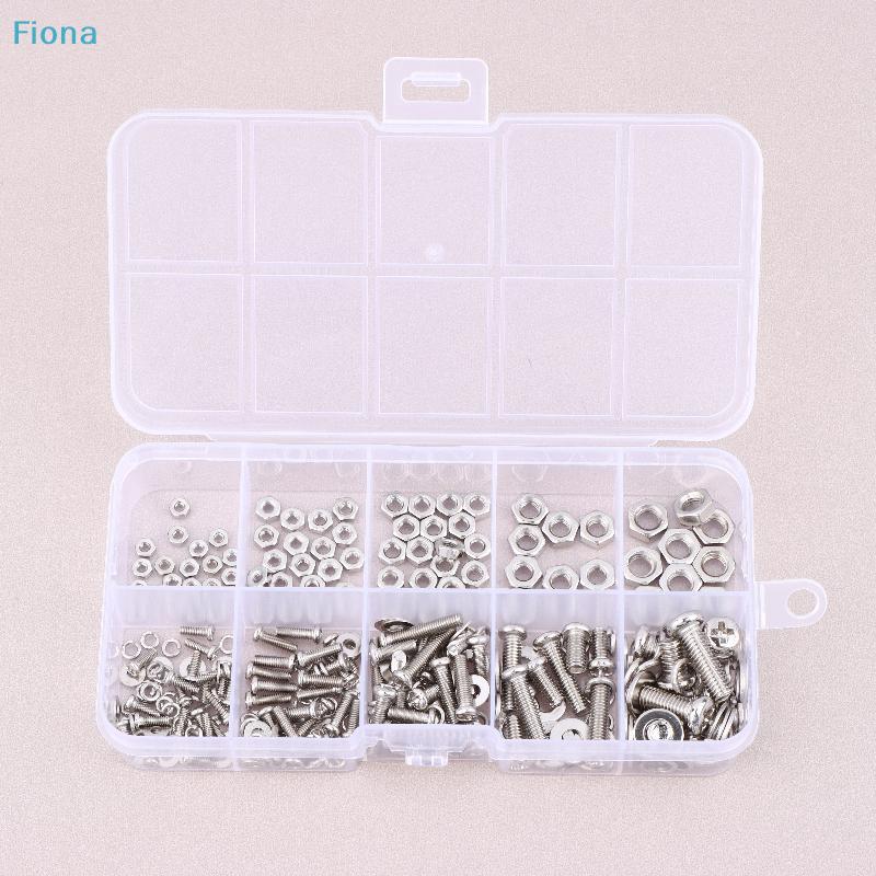 320Pcs Screws Nuts Washers Assortment Kit, Stainless Steel Hardware Fastener Set for Repair DIY