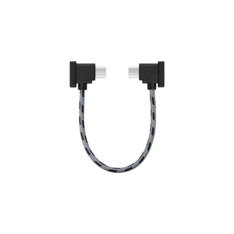 USB C Male to USB 5Pin Male Connectors Cable 90 Degree Angled Braided Cord Fast Charging for Air 2 Black