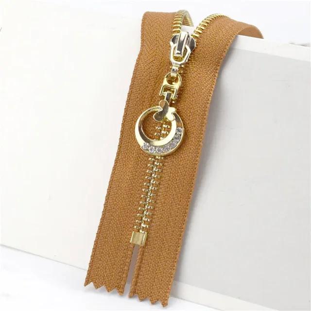 3Pc Meetee 15-70cm 3# Metal Zippers Auto Lock Zip for Clothes Purse Pocket Zipper Closures Repair Kit DIY Bag Sewing Accessories