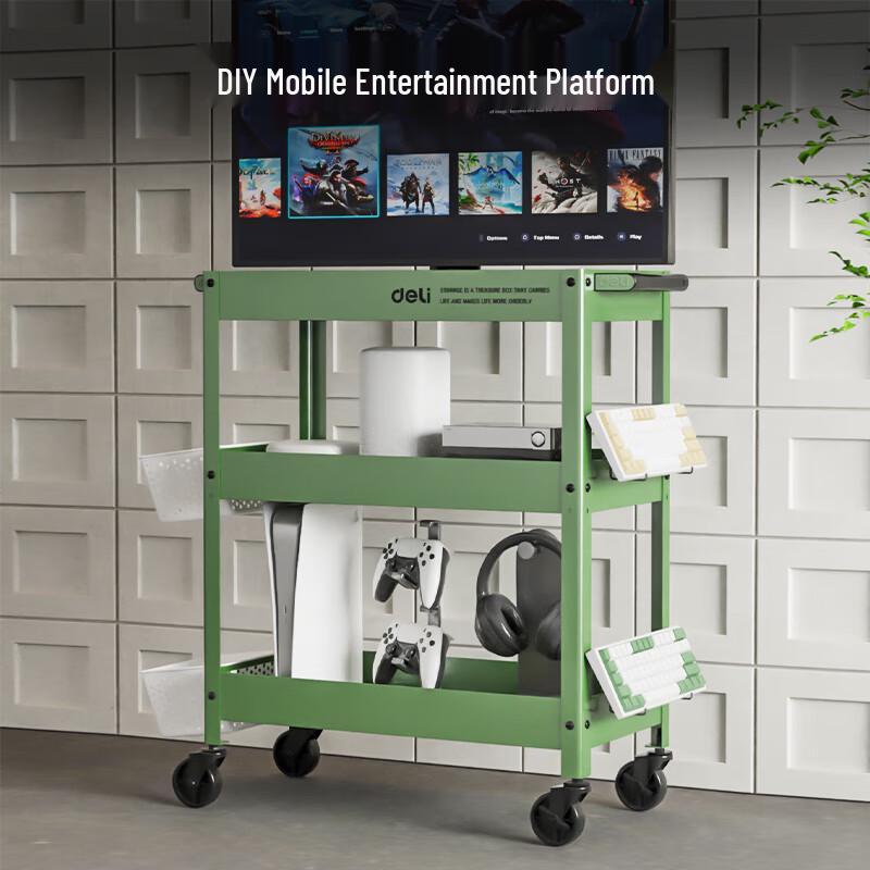 Deli Metal Rolling Storage Cart
