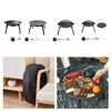Charcoal Grill Wood Burning Firepit with Carry Bag BBQ for Outdoor Barbecue