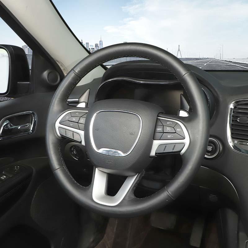 Gear Shift Paddle Air Conditioning Audio Switch Trim Ring Fit For Dodge Charger For Dodge Challenger 2015 Up Interior Accessories