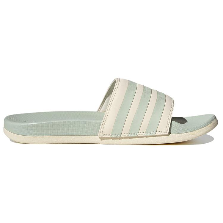 Adidas Adilette Comfort Slide 'White Linen Green' Women's H03620