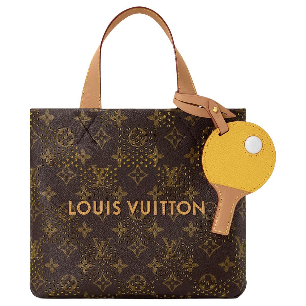 Louis Vuitton Monogram Grid Coated Canvas Tote Handbag Mini Men's Brown M29304