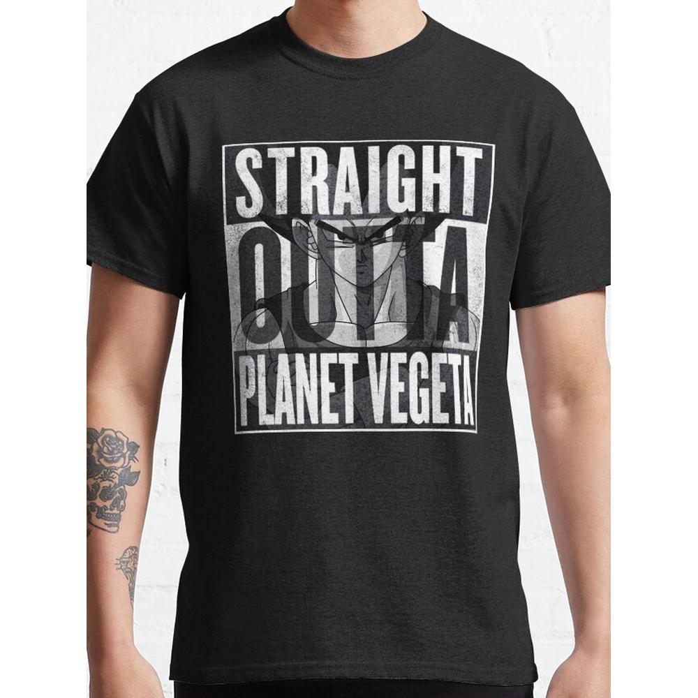 

Planet Vegeta T-Shirt,Soft Breathable & Fade-Resistant, Classic Fit for Daily Casual Wear XXL белый
