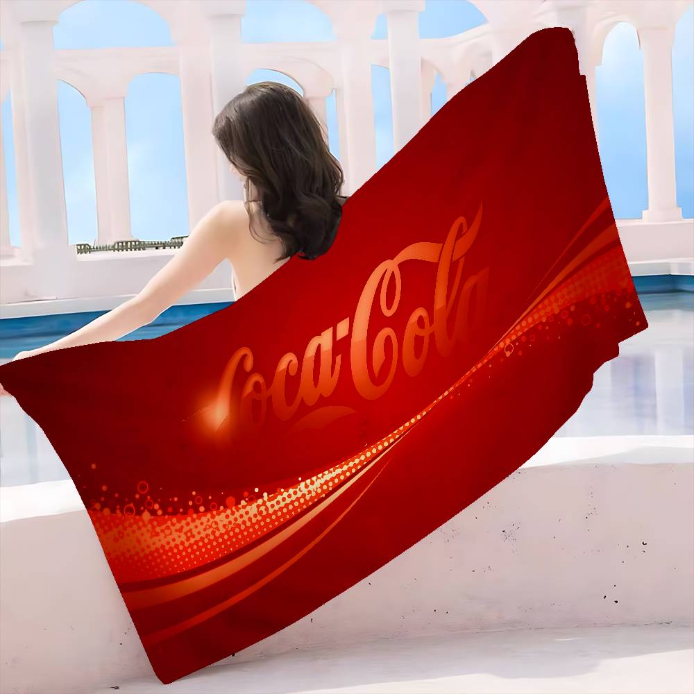 C-Cocas-C-Colas Strandtuch Bunte Badetücher Für Mädchen Mikrofaser Schnelltrocknend Individuell Sandfrei Strand Yoga Spa Fitnessstudio Pool