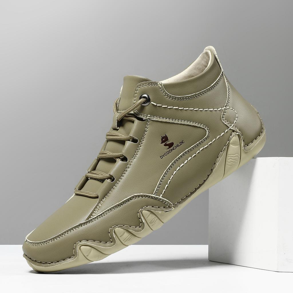 Octopus Herrenschuhe beliebte High-Top Martin Stiefel Herbst und Winter Herren Freizeitschuhe kurze Stiefel Fuchsschuhe