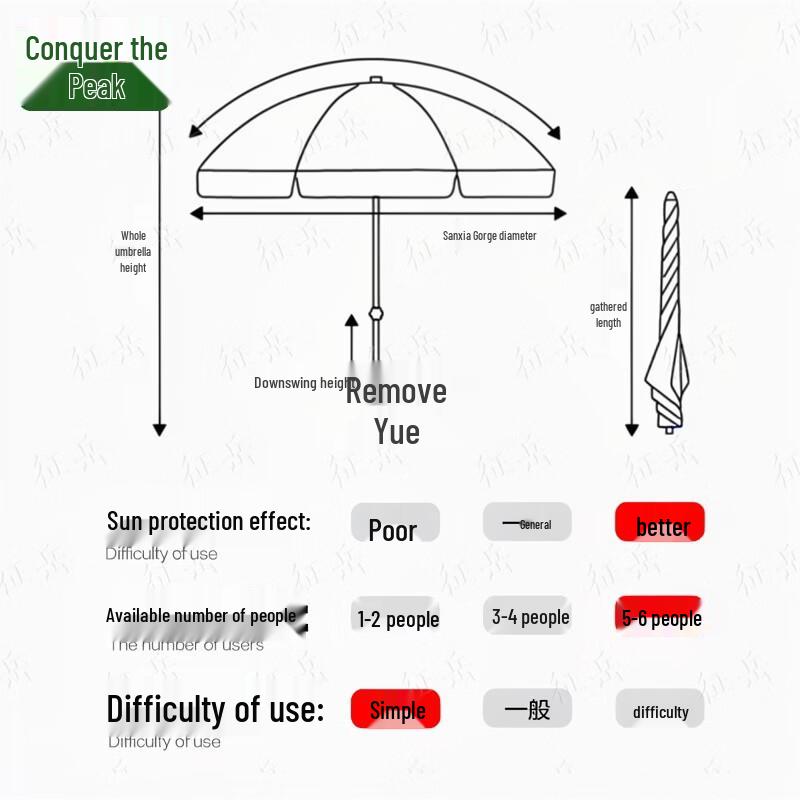 Outdoor Camouflage Sun Umbrella with Water Base