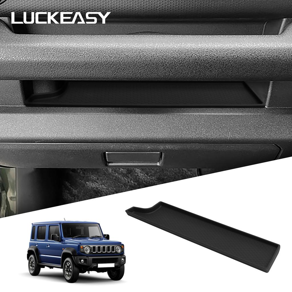 Skirta Suzuki Jimny 2026-2026 Automobilio keleivio pusės daiktadėžės kilimėlis Apsauginis kilimėlis Interjero aksesuarai Organizatorius Padėklas Tinka tik dešiniarankiams