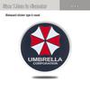 Creative Metal Car Stickers: Biochemical Crisis Scratch Cover & Umbrella Design
