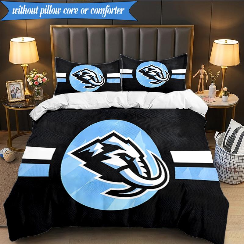 3PCS Mammoth Bedding Set Duvet Cover Closure Includes 1 Duvet Cover & 2 Pillowcases for All Seasons Bedroom Decor Christmas Fan gifts