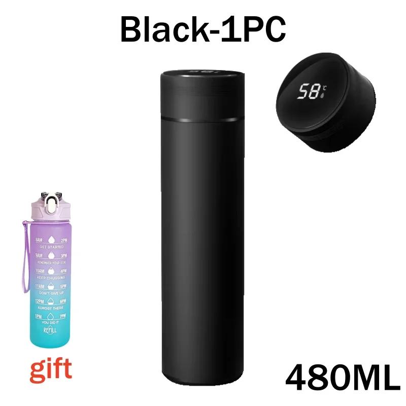 480/800ml Large Capacity Stainless Steel Sports Water Bottle for Outdoors Camping Cycling My Leak-proof Bike Travel Bottle 480-800ML