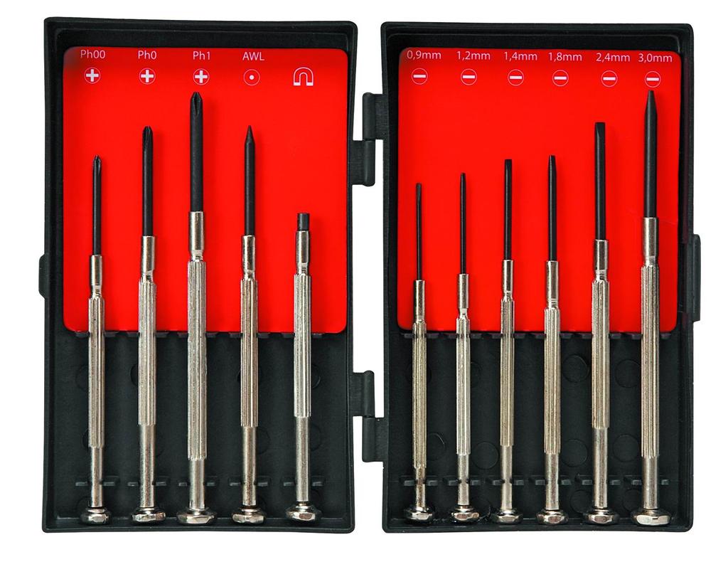 PRECISION SCREWDRIVERS 11 PIECES - T 39D194