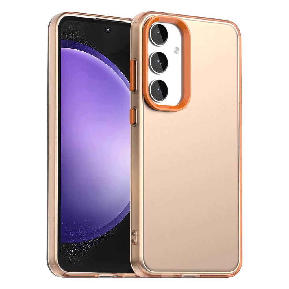 For Samsung Galaxy S23 FE Case PC+TPU+PET Matte Anti-Drop Phone Back Cover