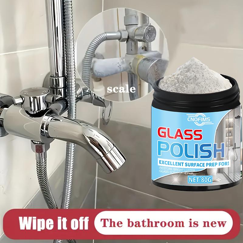Aluminum Oxide Polishing Powder Premium Glass Polish - Professional Car, Bathroom and Mirror Cleaning, Quickly Restore Crystal C