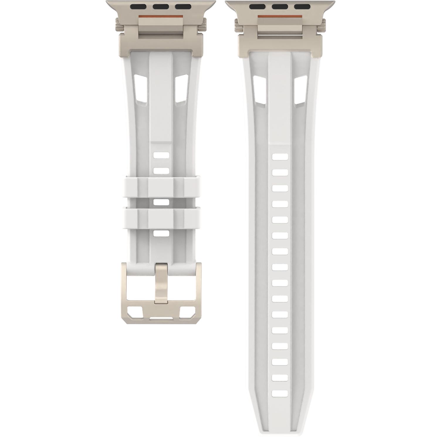 

Силіконовий ремінець для Apple Watch Ultra 3 2 1 49 мм / Series 11 10 46 мм / 9 8 7 45 мм / SE3 SE2 SE 6 5 4 44 мм / 3 2 1 42 мм з дизайном «Механічне око» B