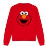 Sesame Street Unisex Adult Full Face Elmo Sweatshirt