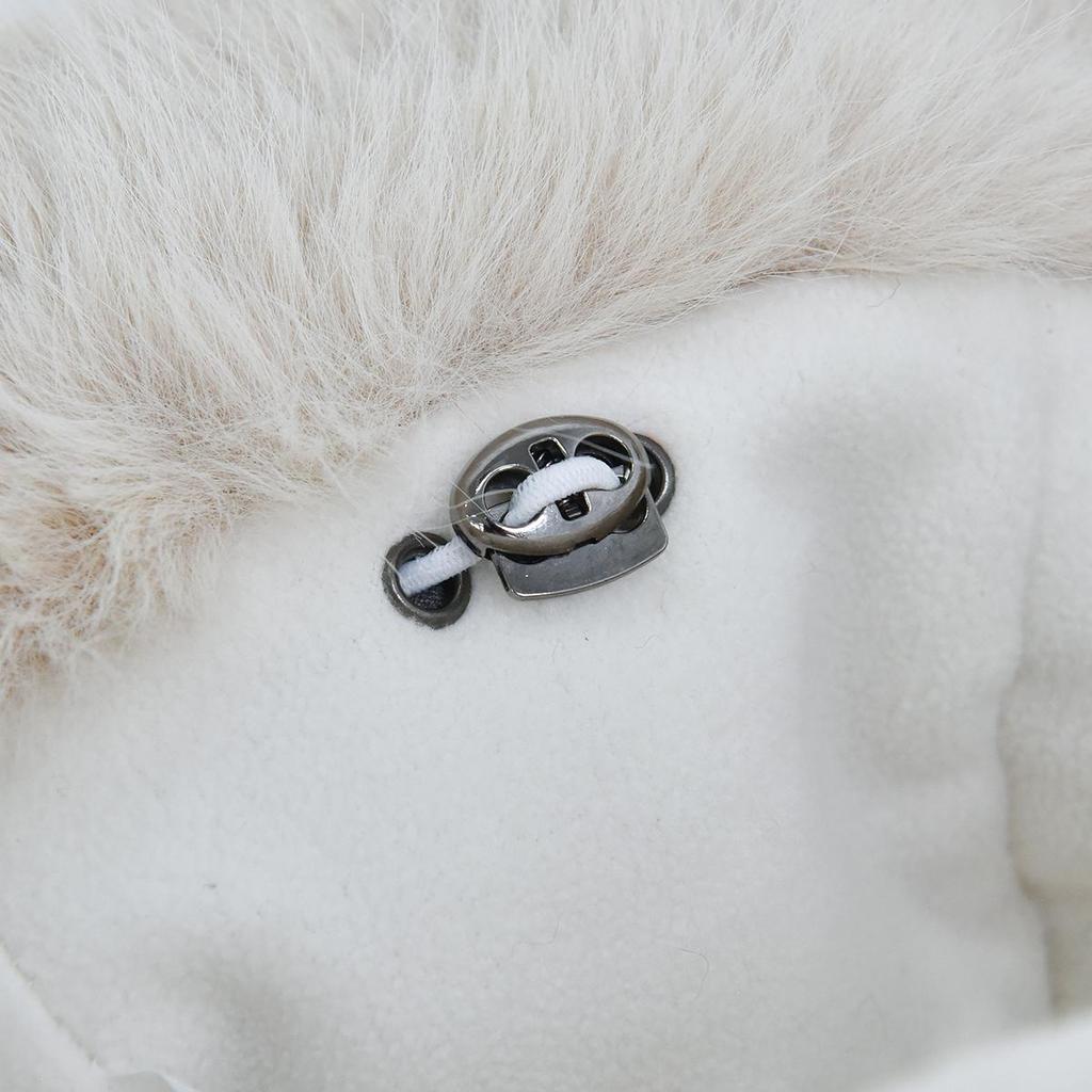 Unisex Faux Fur Aviator Hat Thickened Faux Fox Fur Ushanka with Ear Flaps Warm Winter Outdoor Hat