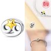 White Twelve Zodiac Beads Copper Colors For Charms Copper Colors Original Bracelet For Jewelry Making