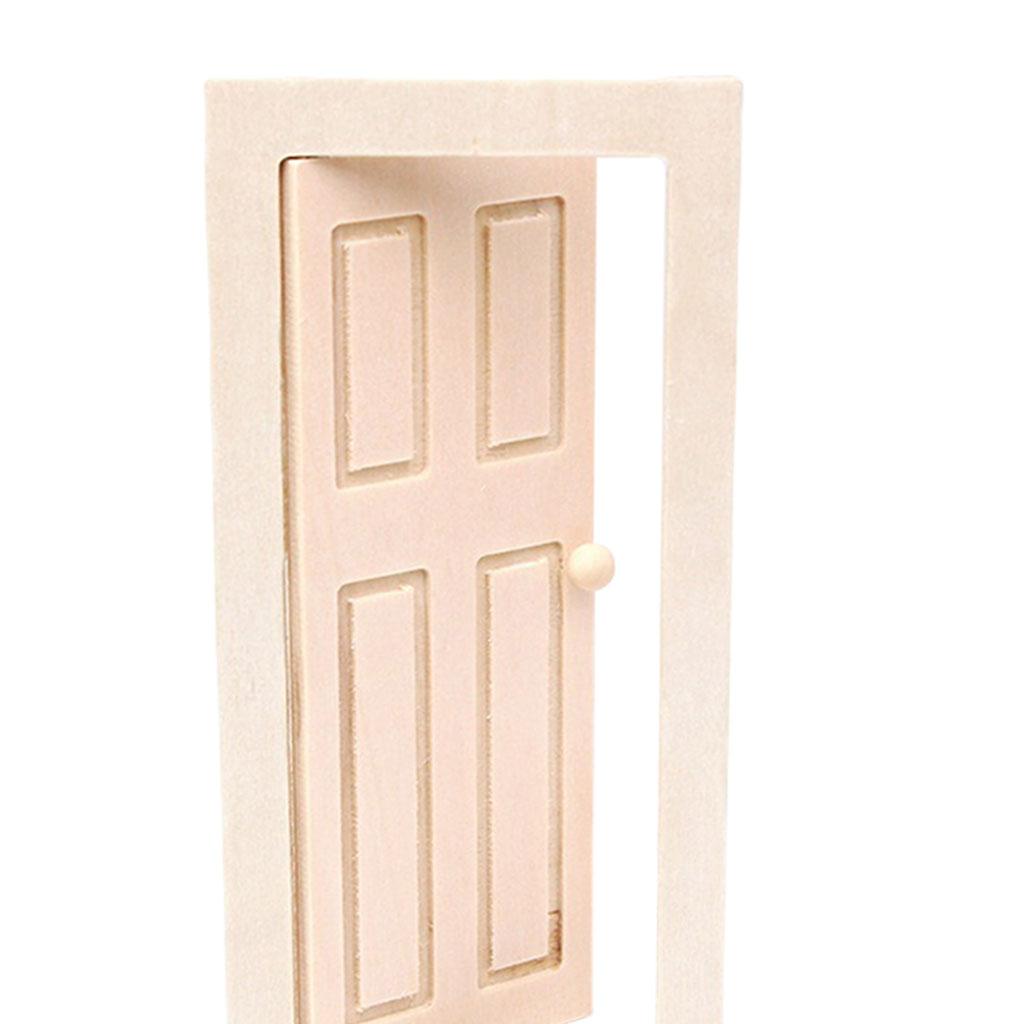 1:12 Doll House Miniature Door Educational Simulation Model for girls and boys