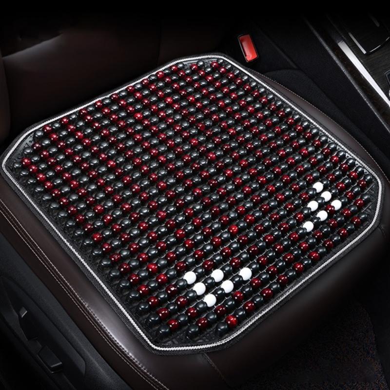 Ventilated Wooden Bead Chair Mat Color Option Durability Handmade Seat Pad Chair Cushion For Furniture Vehicle