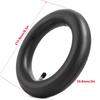 PaoWin 2-Piece Set, 8 1/2x2 Tubes, 8 1/2x2 Scooter Tubes with Thick Wall and TR4A Valves, 8 1/2x2 Scooter Tubes, 8 1/2x2 Tire Tubes, 8 1/2x2 Electric
