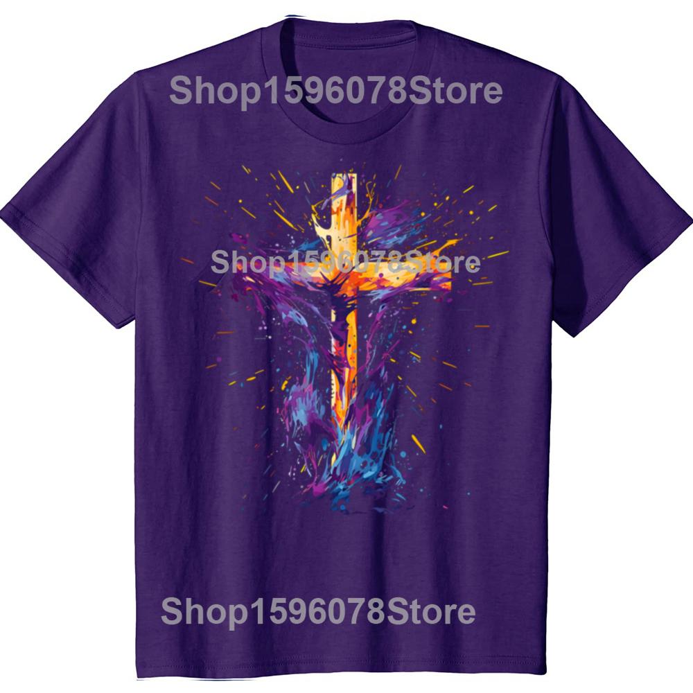 

Holy Spirit Christian Jesus Christ T Shirts Men Women Pure Cotton Humor Streetwear Tee Shirt Short Sleeve Unisex Loose Clothing 4XL
