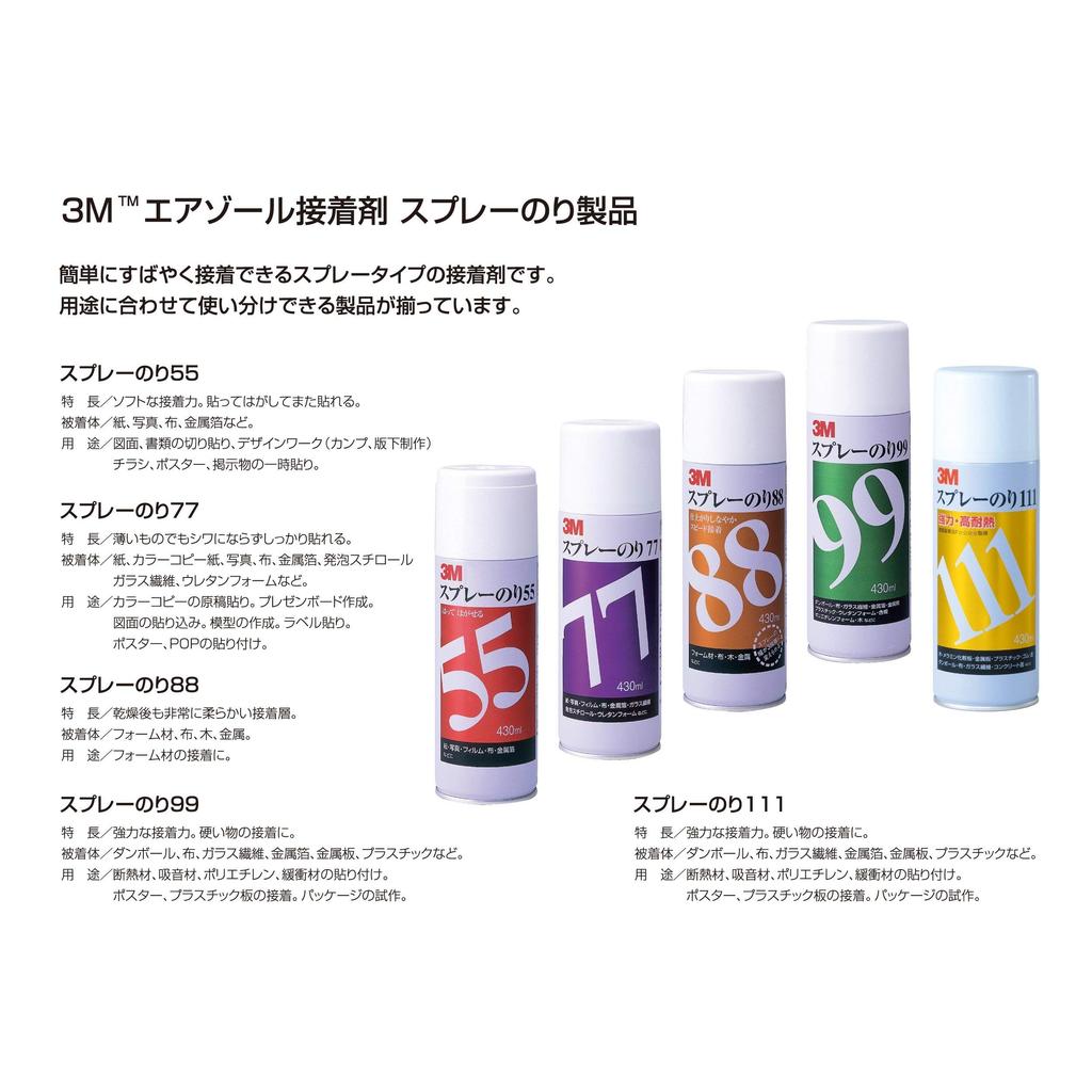 3M Spray Glue 77 430ml 77 S/N