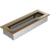 Lüftungsabdeckung 11x32 vergoldet