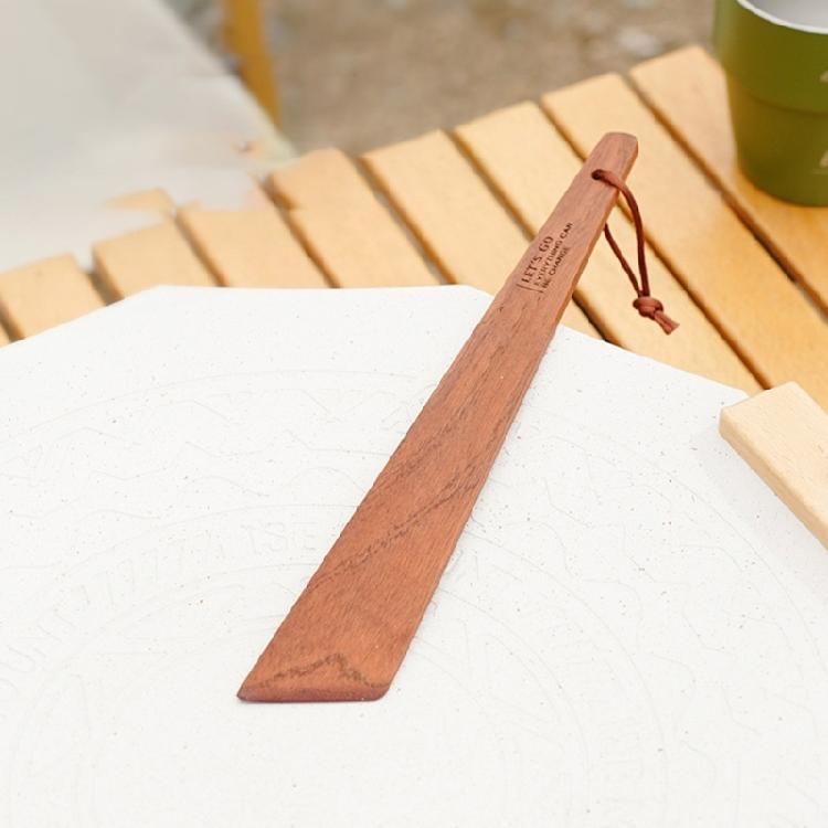 Durability Wood Spatula Comfortable Grip Spatula Portables Safe Spatula for Outdoor Grilling and Home Cooking