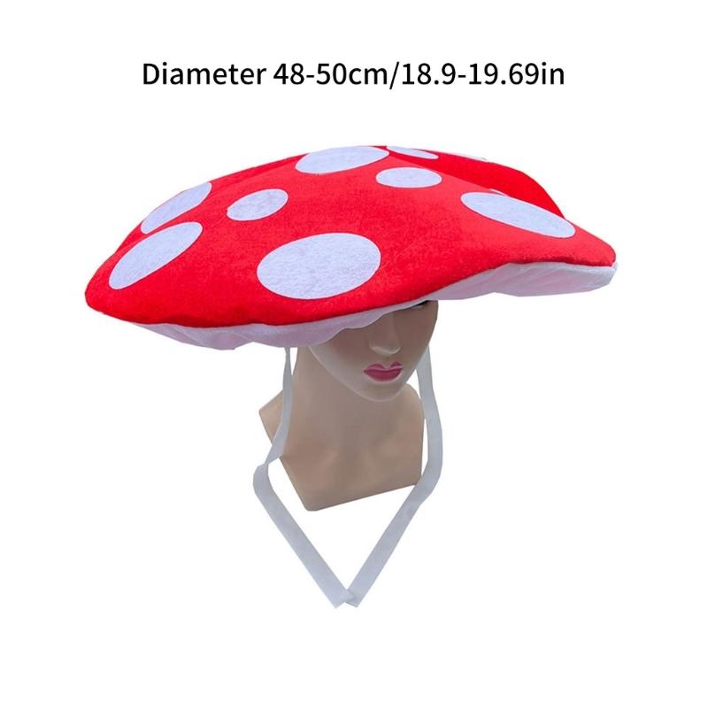 Kreativer Übergroßer Pilzhut Für Frauen Männer Unisex Rollenspiel Kopfbedeckung Hut Halloween Party Kostümzubehör