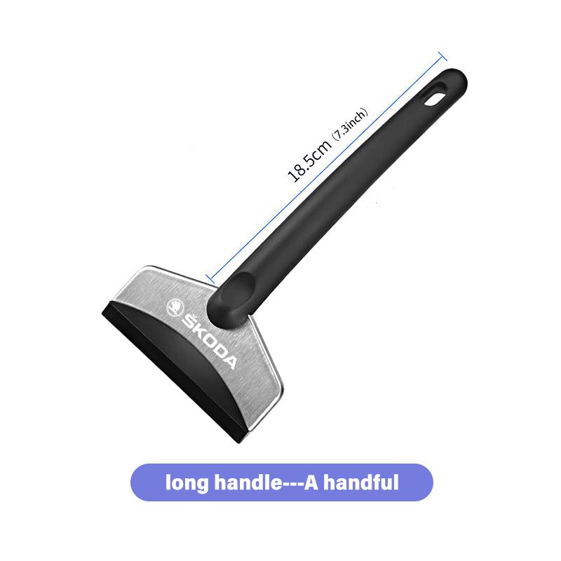 PBMN1 Car Snow Brush Cleaning Shovel Glass Ice Scrapers Tool Accessories For Skoda Kodiaq Octavia 2 3 Rapid Karoq Fabia Kamiq Superb