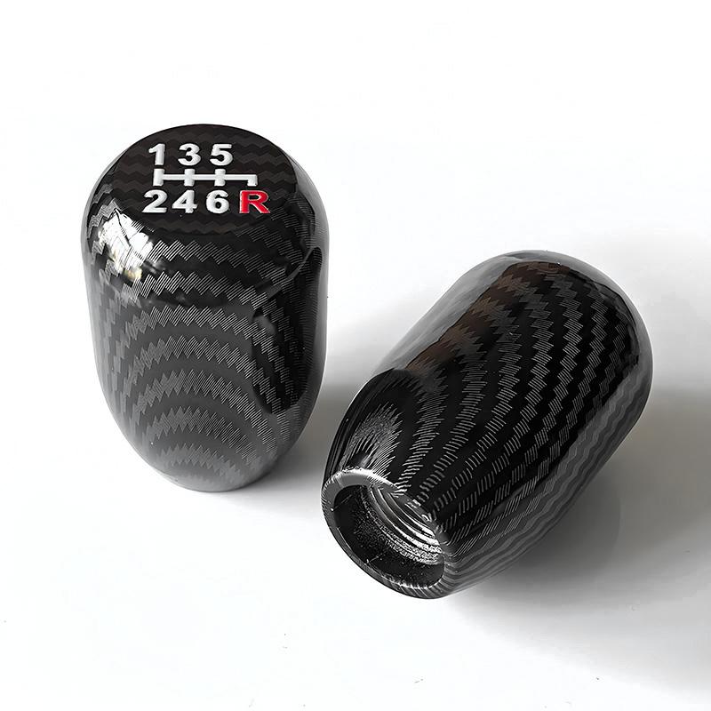 Universal Racing 5/6 Gang Aluminium Auto Schaltknauf Schwarz Carbon Schaltknauf Schalthebel Automatikgetriebe