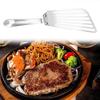 Fish Frying Spatula in Stainless Steel Oil Filtering Design for Cooking Meat and Fish Soft Grip Handle for Easy Use