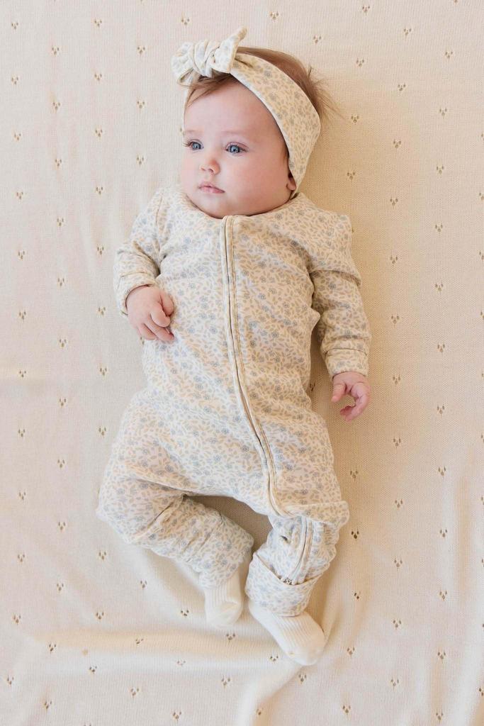 Jamie Kay Organic Cotton Elodie Size 60 Romper, Whisper, White, JBCO251175, Baby,